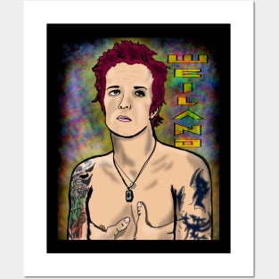 Scott Weiland of Stone Temple Pilots Posters and Art